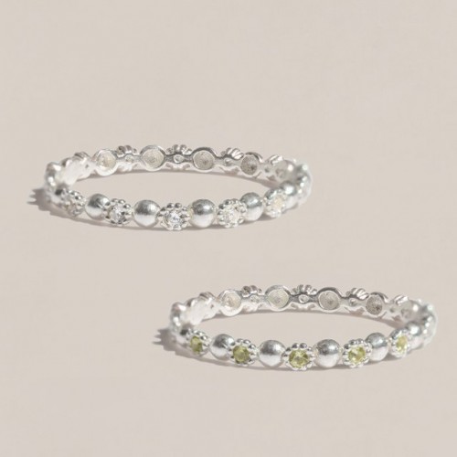 47베이지 925실버 레이어드 실반지 카일라 Kaila DR66XX00293